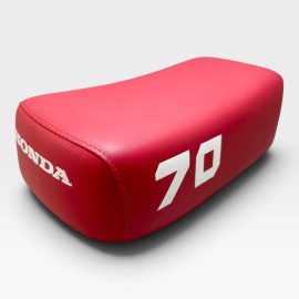 1978 - 1985 Honda ACT 70 ATC70 Motorcycle Saddle New Complete Seat Pan Red New.