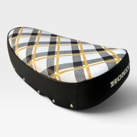 1969-1971 Honda Dax CT70 Orange Tartan Seat Trail70 ST70 Reproduction
