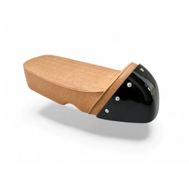 Honda SS50 SS50Z Brown Seat Black Cowl Cafe Racer Motorcycle