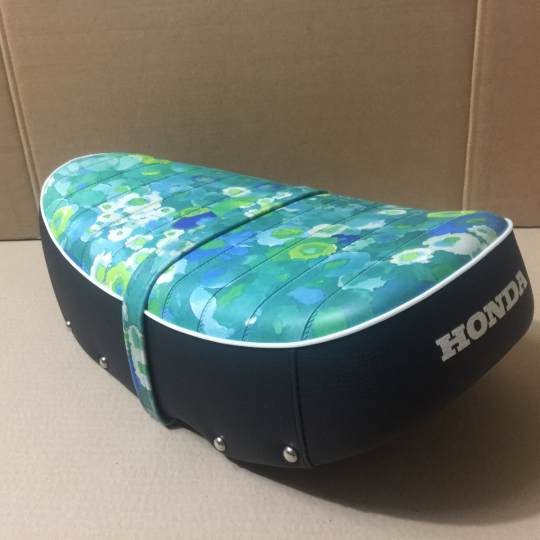 Honda CT70 Trail70 ST70 White Lady Dax Seat Reproduction Style Classic Flower New