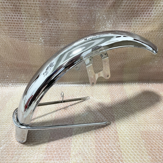 Suzuki GT380 GT500 GT550 GT750 Front Fender 53100-31701-Rep High Quality Chrome New.