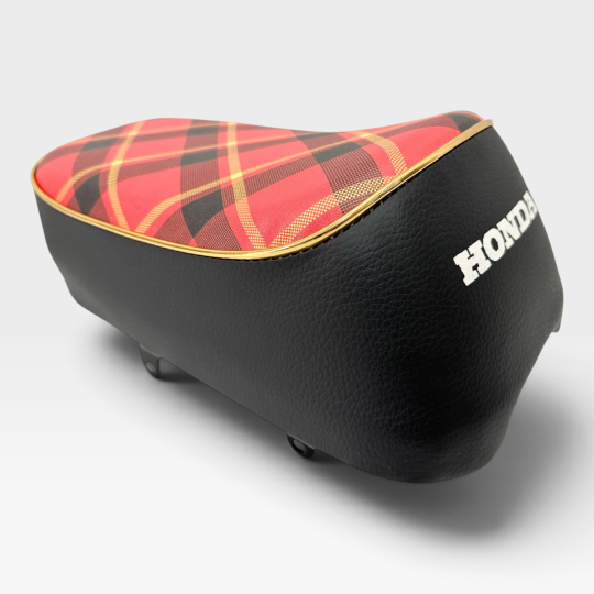 1968-1971 Honda Z50 Z50A Z50Z Monkey Bike Gold Tartan Seat K0 K1 K2