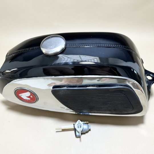 Honda CD50 CD70 CD90 Fuel Gas Tank Cap Petcock Emblem Knee Pad