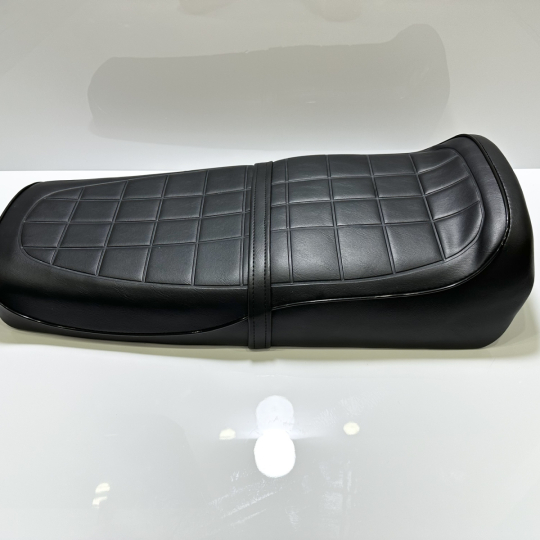 1977-1979 Suzuki GS750 B C E Classic Style Metal Pan Motorcycle Seat Black New.CODE 7624
