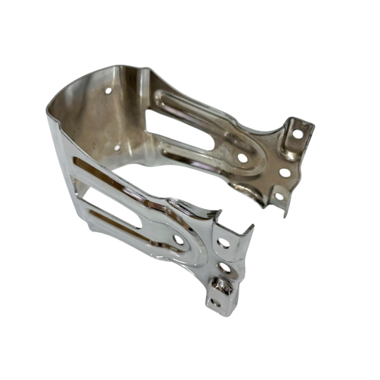 Suzuki T500 Front Fender Mount Bracket Mudguard Holder Titan Chrome